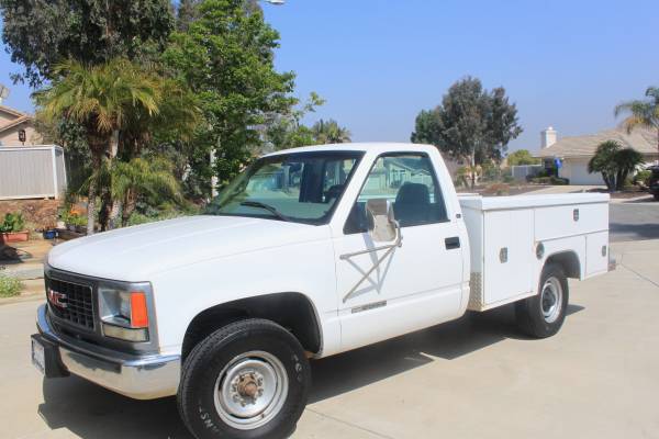 2000 GMC 3500 with Service Body - Incredible LOW Miles for sale in Corona, CA – photo 3