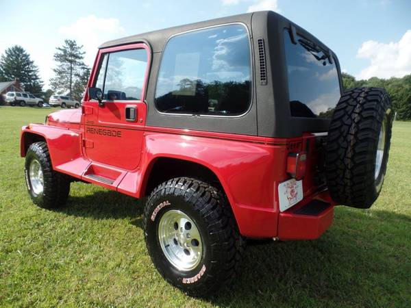 1992 *Jeep* *Wrangler* *2dr Renegade* Red for sale in Johnstown , PA – photo 15