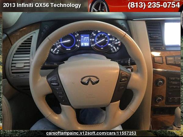 2013 Infiniti QX56 Technology Pack Technology Package for sale in TAMPA, FL – photo 17