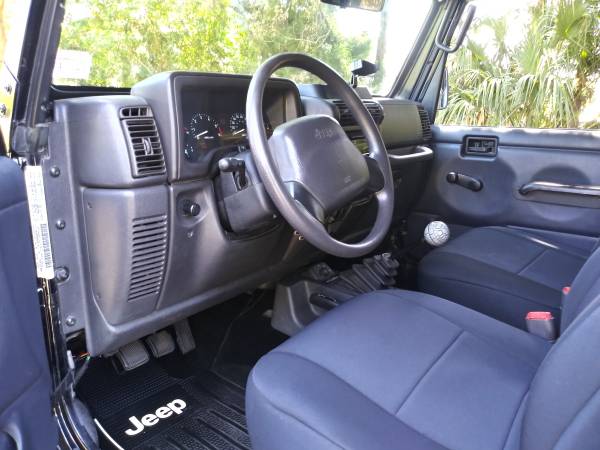 Super Clean Sharp 1999 Black Jeep Wrangler 4X4 - - by for sale in Hudson, FL – photo 15