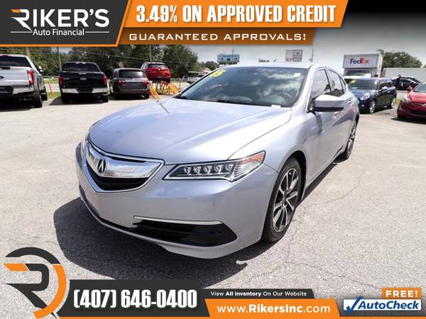 $236/mo - 2015 Acura TLX 3.5L V6 w/Technology Package - 100... for sale in Kissimmee, FL – photo 4