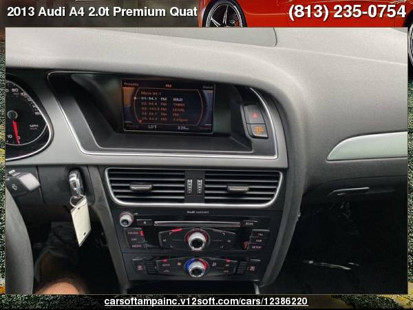 2013 Audi A4 2.0t Premium Quat 2.0t Premium Quattro for sale in TAMPA, FL – photo 18