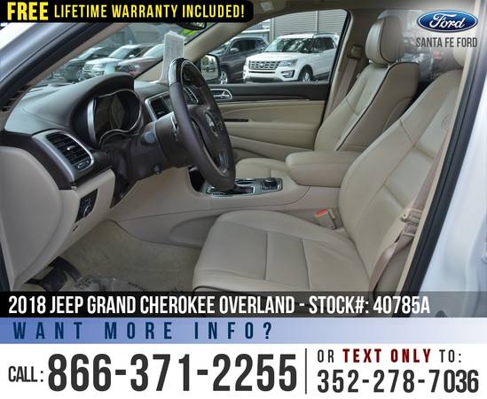 2018 JEEP GRAND CHEROKEE OVERLAND 4X4 *** 4WD, Sunroof *** - cars &... for sale in Alachua, FL – photo 12