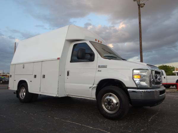 2012 FORD E350 CATAWAY PLUMBERS ELECTRICIAN CARGO DUALLY TRUCK FINANCE for sale in ARLINGTON TX 76011, TX – photo 3