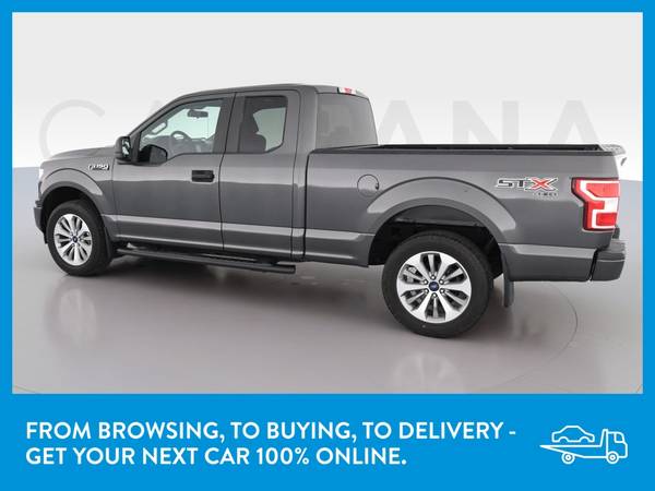 2018 Ford F150 Super Cab Lariat Pickup 4D 6 1/2 ft pickup Gray for sale in Hobart, IL – photo 5