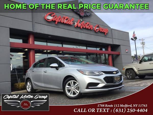 Gray 2017 Chevrolet Cruze TRIM only 25, 424 miles - Long Island for sale in Medford, NY