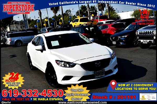 2017 MAZDA MAZDA6 TOURING SEDAN-EZ FINANCING-LOW DOWN! - cars &... for sale in El Cajon, CA – photo 8
