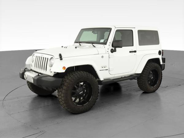 2018 Jeep Wrangler Sahara (JK) Sport Utility 2D suv White - FINANCE... for sale in Atlanta, LA – photo 3