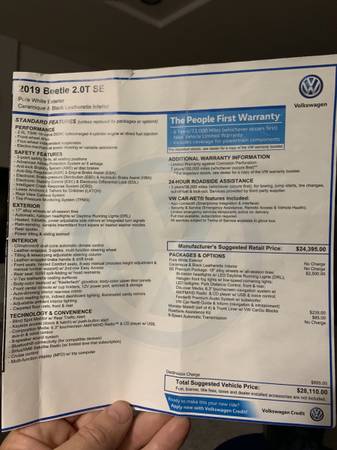 2019 VW Bug - cars & trucks - by owner - vehicle automotive sale for sale in Sterling, AK – photo 12