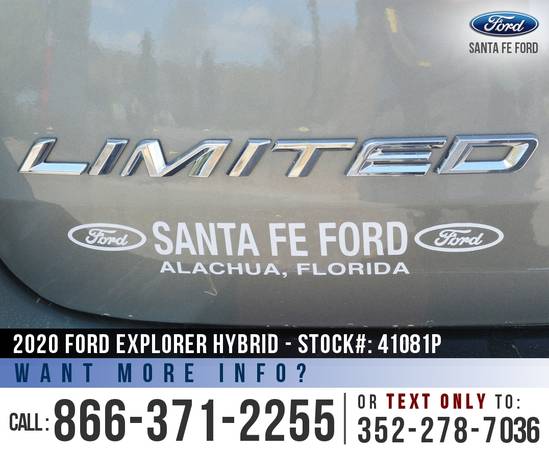 2020 FORD EXPLORER HYBRID LIMITED Leather, 3rd Row, Bluetooth for sale in Alachua, FL – photo 10