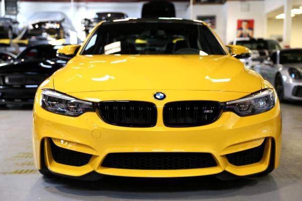 2018 BMW M3 Competition Package Individual Color Speed Yellow for sale in STATEN ISLAND, NY – photo 2