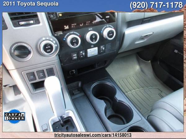 2011 TOYOTA SEQUOIA LIMITED 4X4 4DR SUV (5 7L V8 FFV) Family owned for sale in MENASHA, WI – photo 16