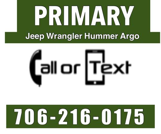 SELL US YOUR Jeep Wrangler Hummer Argo or ATV - - by for sale in Gainesville, GA – photo 3