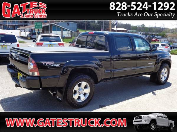 2011 Toyota Tacoma Double Cab 4WD V6 SR5 TRD-Sport Black - cars & for sale in Franklin, NC – photo 4