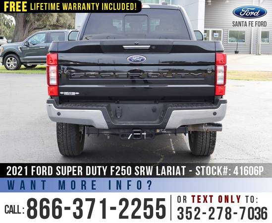 2021 Ford Super Duty F250 SRW Lariat Leather Seats, SYNC 3, BLIS for sale in Alachua, AL – photo 6