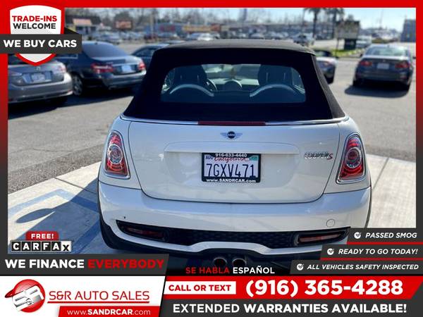 2014 Mini Convertible Cooper S Convertible 2D 2 D 2-D PRICED TO for sale in Sacramento , CA – photo 6