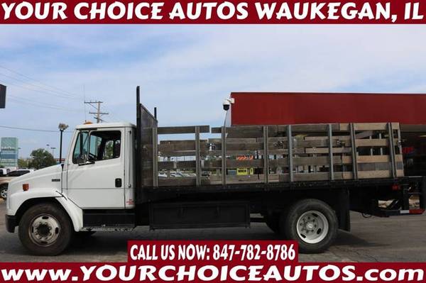 2000 FREIGHTLINER FL60 FLAT BED DIESEL TRUCK DRW GOOD TIRES F56484 -... for sale in WAUKEGAN, IL – photo 4