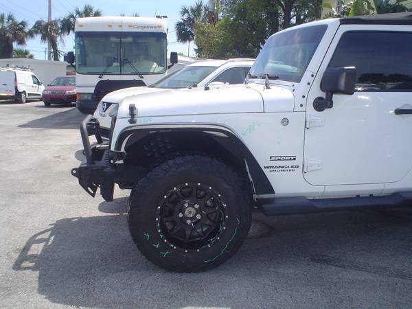 14 Florida Jeep wrangler nds rebuilt fixer 74kk new top - cars & for sale in Merritt Island, FL – photo 8