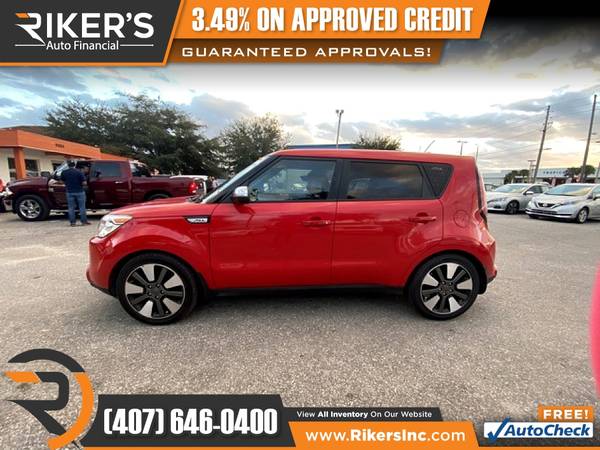 $186/mo - 2015 KIA Soul Exclaim Wagon - 100 Approved! - cars &... for sale in Kissimmee, FL – photo 3