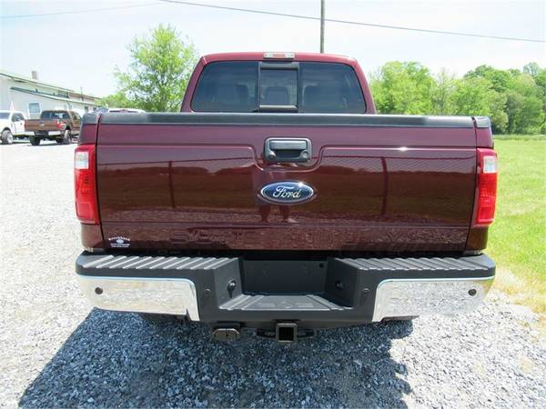 2012 FORD F250 SUPER DUTY LARIAT, Burgundy APPLY ONLINE for sale in Summerfield, TN – photo 11