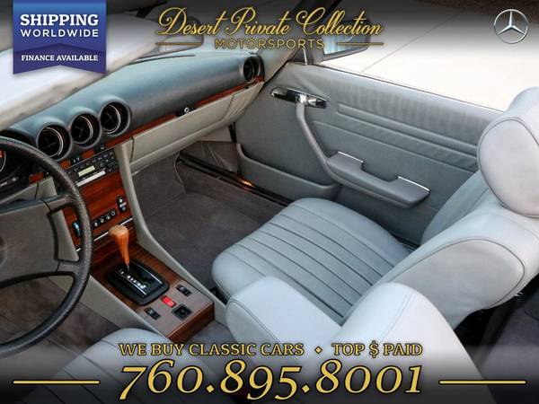 1983 Mercedes-Benz 380SL Low Miles for sale by Desert Private... for sale in Palm Desert, TX – photo 12