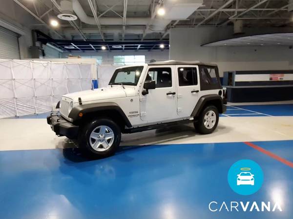 2017 Jeep Wrangler Unlimited Sport SUV 4D suv White - FINANCE ONLINE... for sale in Topeka, KS – photo 3