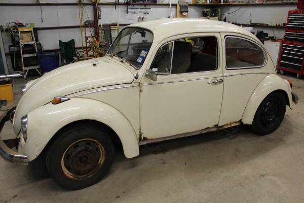 1968 VW Bug, Volkswagen, original motor, This is an A/C Car - cars &... for sale in Elkhart, TX – photo 5