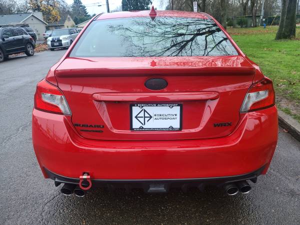 2015 Subaru WRX Limited Sedan AWD Red/Black Star Link Nav Moon for sale in Portland, OR – photo 5