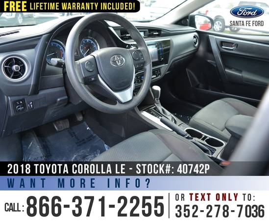 2018 Toyota Corolla LE *** Bluetooth, Cruise Control, Camera *** -... for sale in Alachua, AL – photo 9