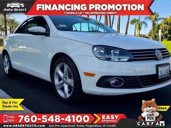 2012 Volkswagen EOS Lux Only $255/mo! Easy Financing! - cars &... for sale in Palm Desert , CA – photo 7