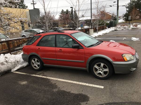 PRICE REDUCED - 2004 Subaru Impreza Outback Sport AWD-Red with for sale in Boulder, CO – photo 4