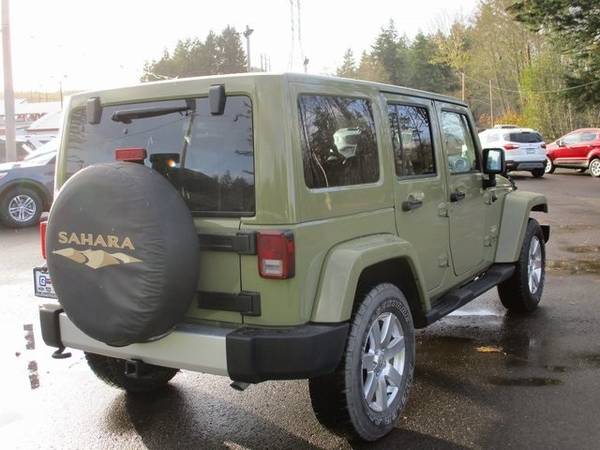 ONLY 20K MILES 2013 Jeep Wrangler 4x4 4WD Unlimited Sahara SUV -... for sale in Shelton, WA – photo 5