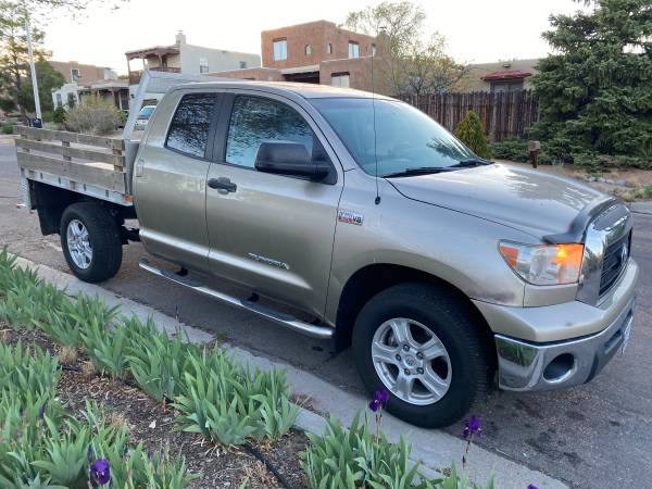 2008 Toyota Tundra - 4x4, Double Cab, Flat Bed - 105K - cars & for sale in Santa Fe, NM – photo 2
