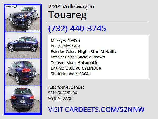 2014 Volkswagen Touareg, Night Blue Metallic - - by for sale in Wall, NJ – photo 22