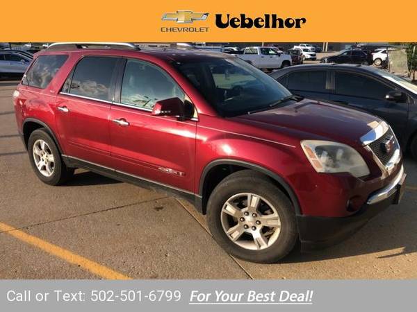 2008 GMC Acadia SLT-1 suv Red Jewel Tintcoat - - by for sale in Jasper, KY