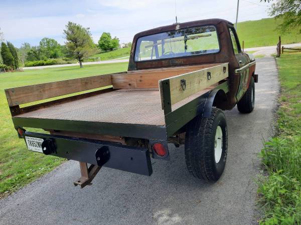 1978 Ford F150 short bed 4x4! Tilt flatbed 351M Work horse! - cars for sale in Other, IN – photo 8