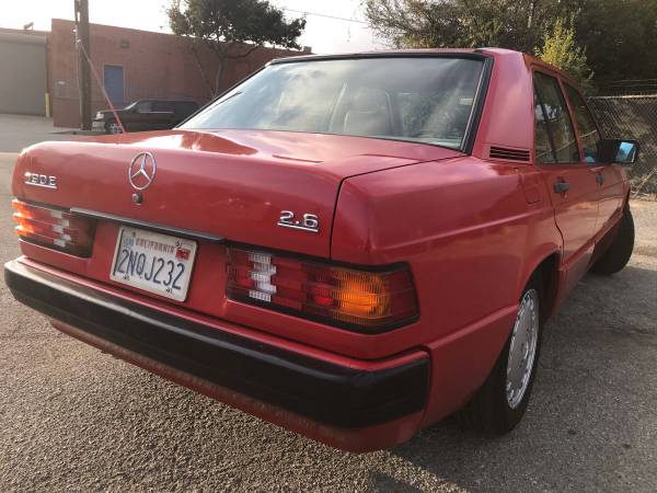 1989 MERCEDES BENZ 190E - cars & trucks - by owner - vehicle... for sale in Pasadena, CA – photo 4