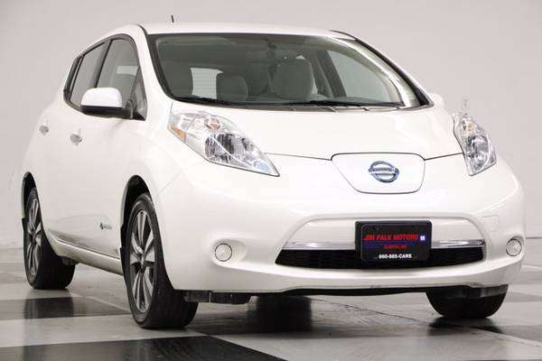 HEATED SEATS - CAMERA White 2016 Nissan Leaf SV ZEV Hatchback for sale in Clinton, MO – photo 22