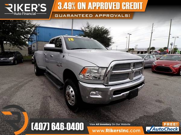 $650/mo - 2018 Ram 3500 Lone StarCrew Cab - 100 Approved! - cars &... for sale in Kissimmee, FL – photo 6