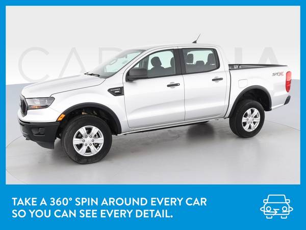 2019 Ford Ranger SuperCrew XLT Pickup 4D 5 ft pickup Silver for sale in Hobart, IL – photo 3
