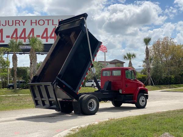 1997 Freightliner FL-80 Dump Truck 5 9 Cummins Red - cars & for sale in West Palm Beach, NC – photo 15