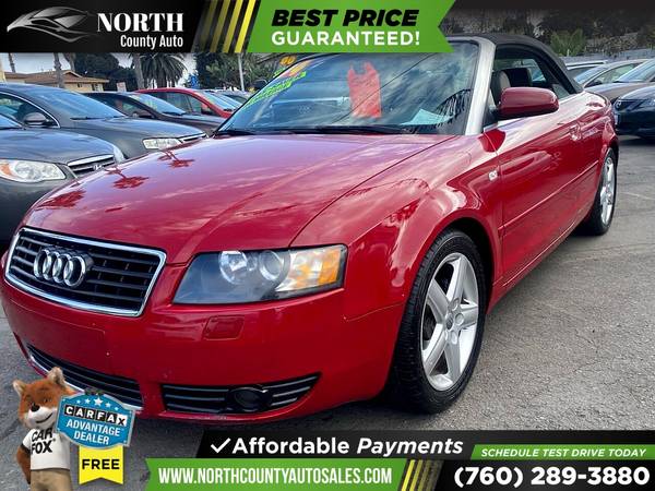 2004 Audi A4 1.8T 2dr Turbo Cabriolet PRICED TO SELL! - cars &... for sale in Oceanside, CA – photo 4
