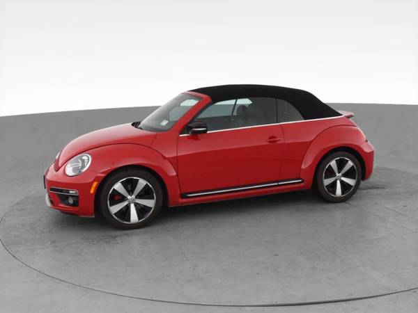 2013 VW Volkswagen Beetle Turbo Convertible 2D Convertible Red - -... for sale in Columbus, GA – photo 4