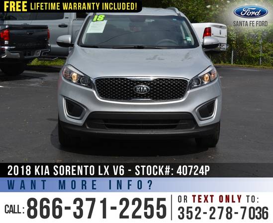 2018 KIA SORENTO LX SUV *** Bluetooth, Cruise Control, SIRIUS *** -... for sale in Alachua, FL – photo 2