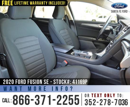2020 Ford Fusion SE Ecoboost - Touchscreen - Cruise Control for sale in Alachua, FL – photo 21