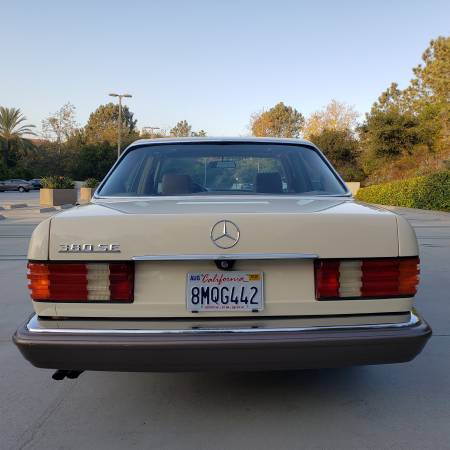 Mercedes-Benz 380SE W126 S class ONLY 129k! Ca 1 owner! COLLECTIBLE for sale in Del Mar, CA – photo 21