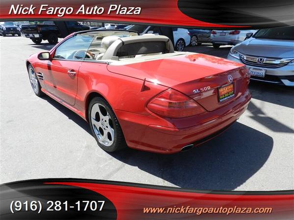 2005 MERCEDSE SL500 $3800 DOWN $255 PER MONTH(OAC)100%APPROVAL YOUR JO for sale in Sacramento , CA – photo 3