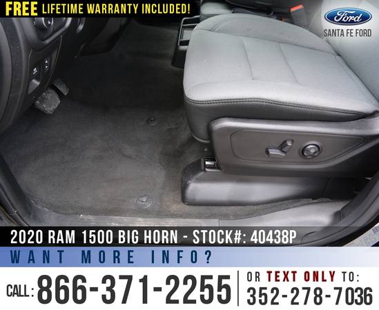 2020 RAM 1500 BIG HORN 4WD Push to Start - Camera - Homelink for sale in Alachua, GA – photo 13