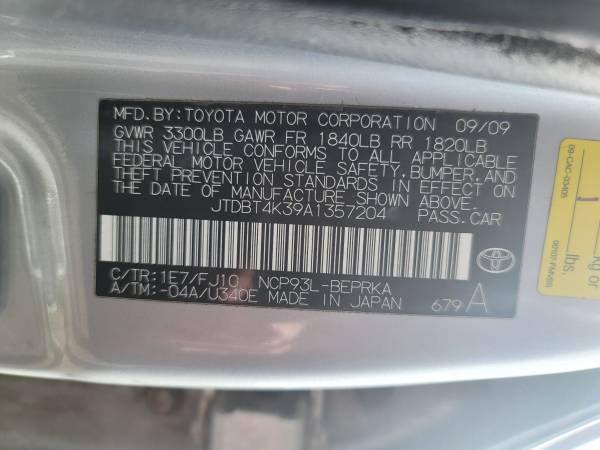 10 Toyota Yaris 152 K Miles 1 5 AT Runs Good Loaded for sale in Oregon City, OR – photo 11