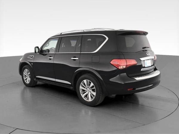 2016 INFINITI QX80 Sport Utility 4D suv Black - FINANCE ONLINE -... for sale in Washington, District Of Columbia – photo 7